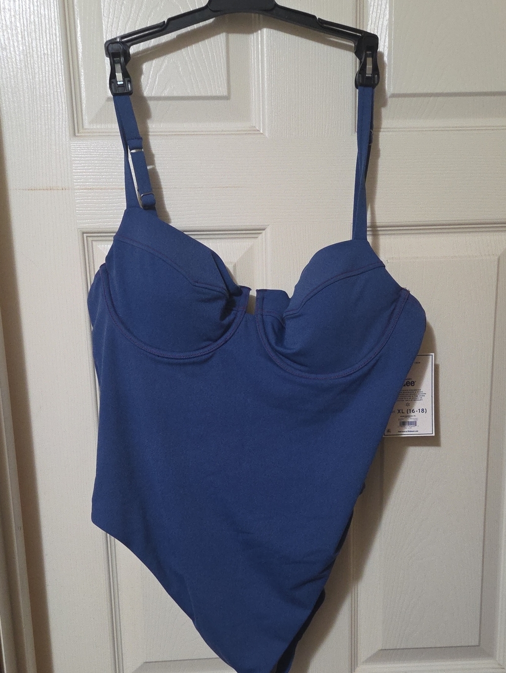 Kacey Lee Women's and Women's Plus Underwire One Piece Swimsuit with Seaming